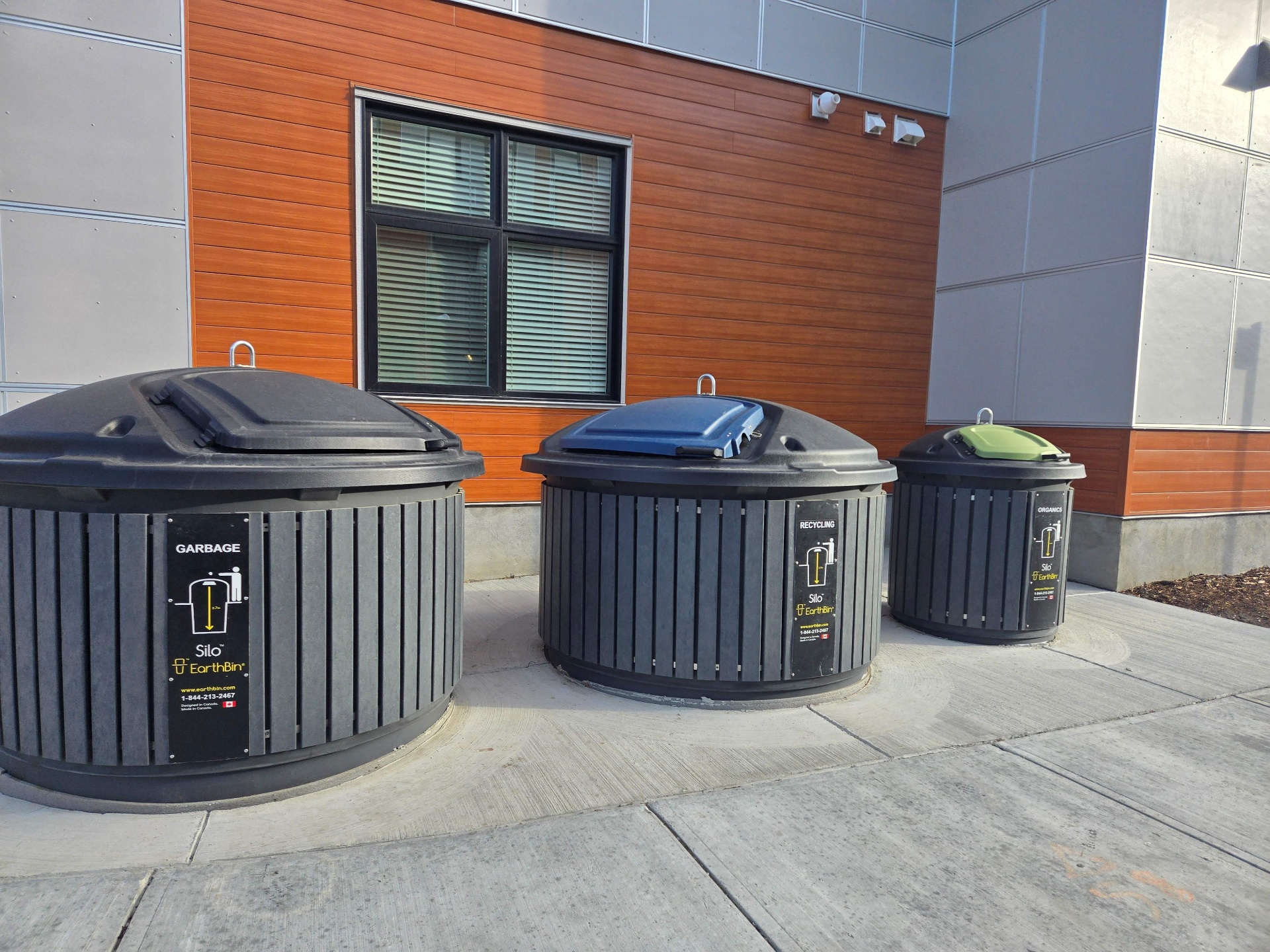 Silo Bin — Dark Grey finish