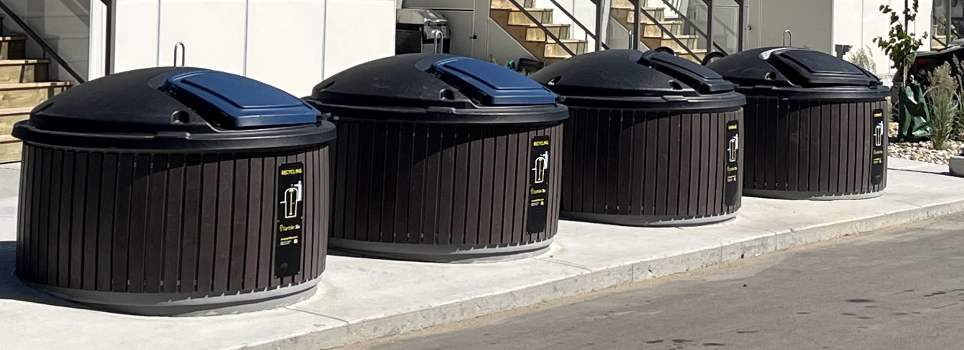 Silo Bin — Dark Brown finish